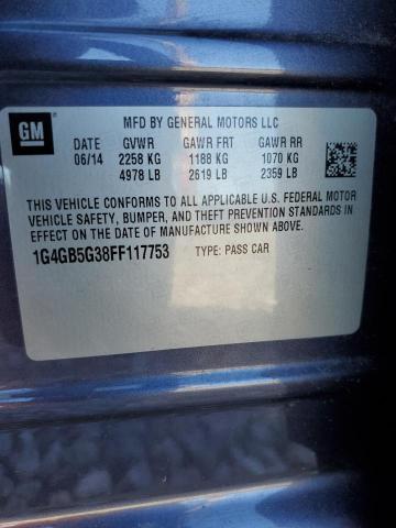 2015 BUICK LACROSSE - 1G4GB5G38FF117753