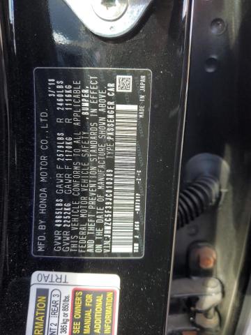 2018 HONDA CLARITY TO - JHMZC5F39JC010389