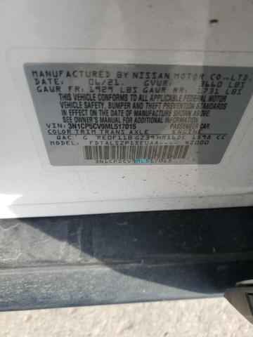 2021 NISSAN KICKS SV - 3N1CP5CV9ML517015