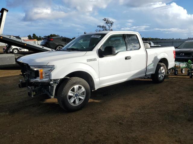 FORD F150 SUPER 2019 white  gas 1FTEX1CB9KKF03912 photo #1