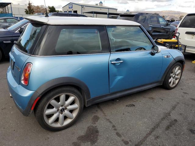 MINI COOPER S 2004 blue  gas WMWRE33434TD89438 photo #4