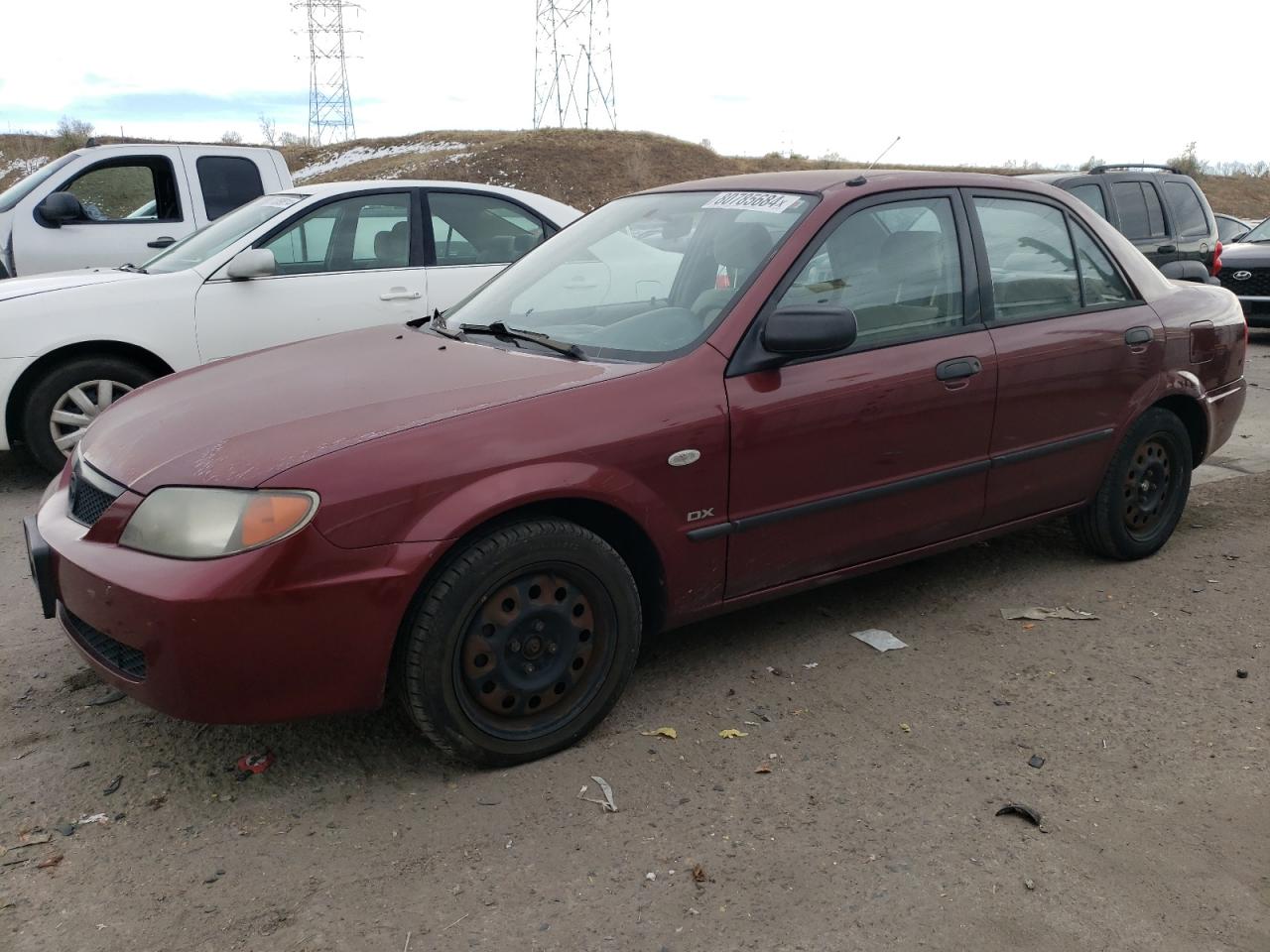 Lot #3004460768 2002 MAZDA PROTEGE DX