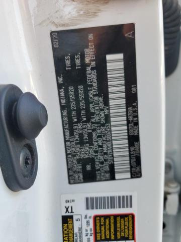 2020 TOYOTA HIGHLANDER - 5TDYZRAH0LS007453