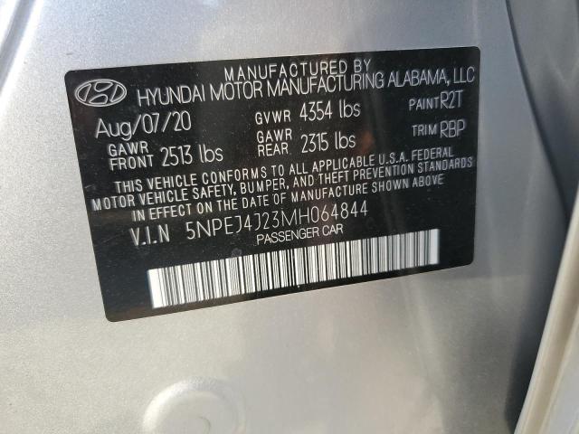 2021 HYUNDAI SONATA SEL - 5NPEJ4J23MH064844