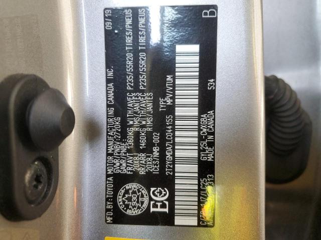 2020 LEXUS RX 450H F 2T2YGMDA7LC044155