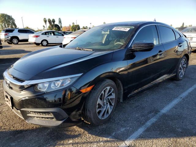 HONDA CIVIC EX 2018 black  gas 2HGFC2F78JH510810 photo #1