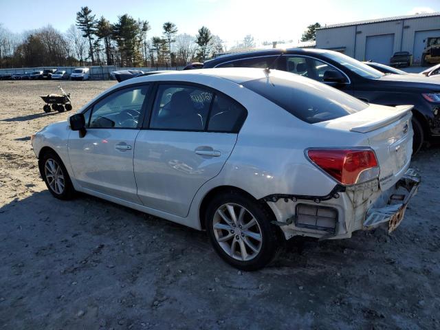 SUBARU IMPREZA PR 2012 white  gas JF1GJAC68CG017373 photo #3