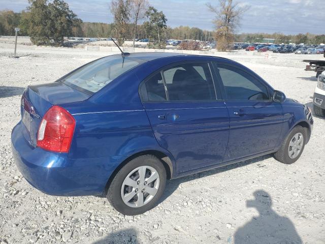 HYUNDAI ACCENT GLS 2011 blue sedan 4d gas KMHCN4AC3BU535295 photo #4