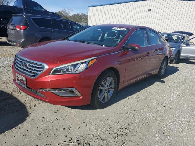 HYUNDAI SONATA SE 2015 red sedan 4d gas 5NPE24AF8FH225109 photo #1