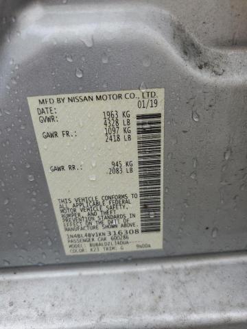 2019 NISSAN ALTIMA S - 1N4BL4BV1KN316308