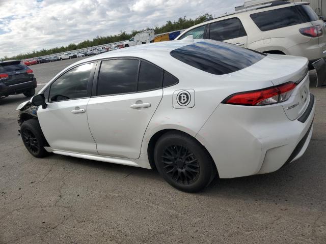 TOYOTA COROLLA LE 2021 white  hybrid engine JTDEAMDE4MJ032580 photo #3