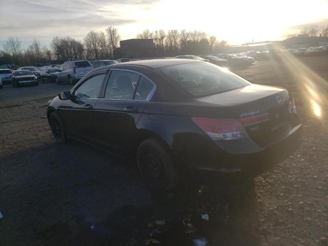 HONDA ACCORD LX 2012 black sedan 4d gas 1HGCP2F31CA101442 photo #3