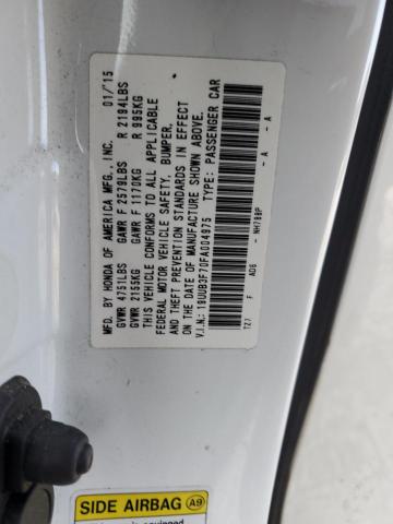 2015 ACURA TLX ADVANC - 19UUB3F70FA004975