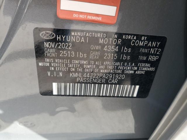2023 HYUNDAI SONATA SEL - KMHL44J22PA291920