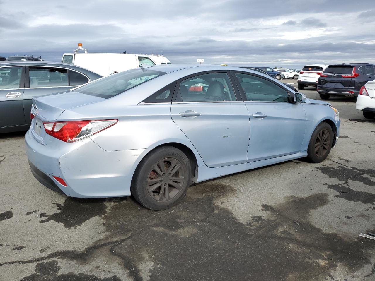 Lot #2996196418 2014 HYUNDAI SONATA GLS