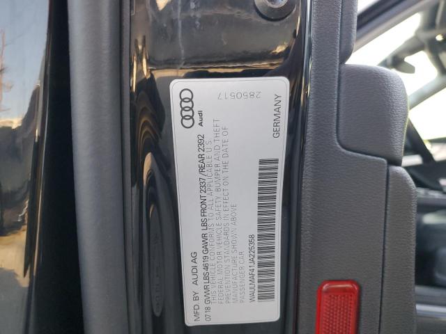 VIN WAULMAF41JA225358 2018 AUDI A4 no.12