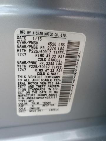 2015 NISSAN ROGUE SELE - JN8AS5MVXFW253161