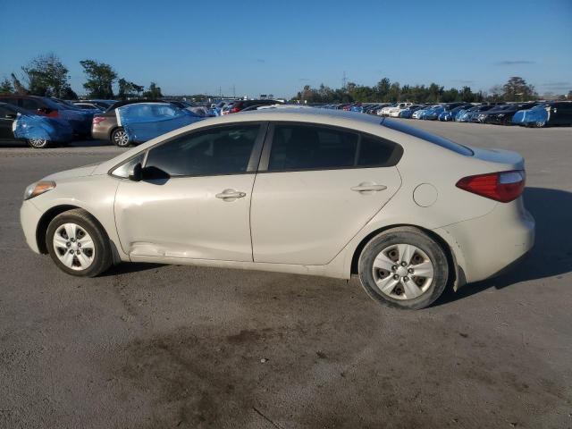 KIA FORTE LX 2014 white  gas KNAFK4A6XE5115825 photo #3