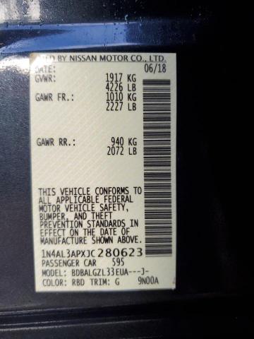 2018 NISSAN ALTIMA 2.5 - 1N4AL3APXJC280623