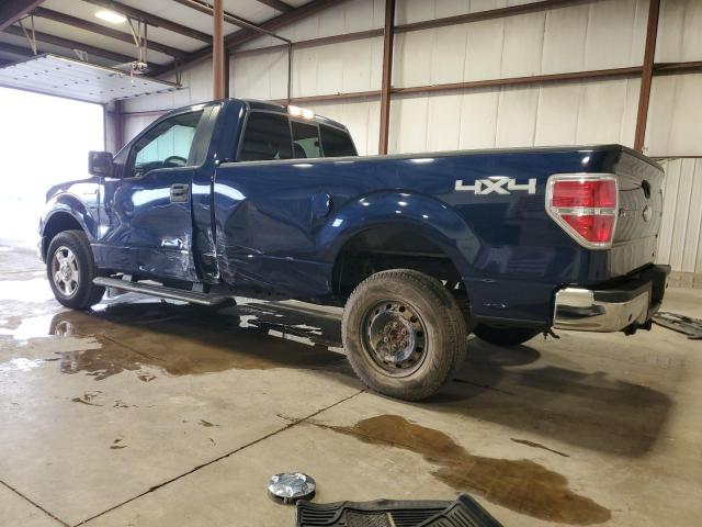 FORD F150 2011 blue  flexible fuel 1FTNF1EF3BKE03405 photo #3