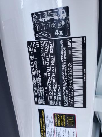 2024 MERCEDES-BENZ EQS SUV 45 - 4JGDM2DB7RA032928