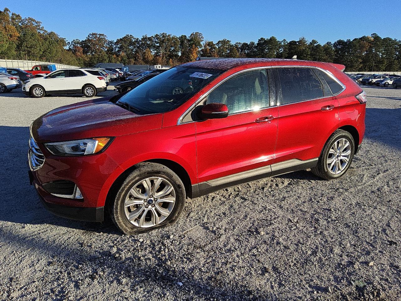 Lot #2991722051 2021 FORD EDGE TITAN