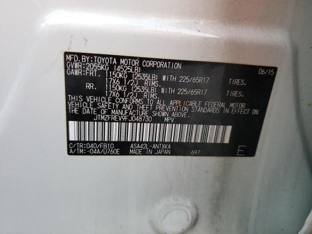 2015 TOYOTA RAV4 LE - JTMZFREV9FJ048730