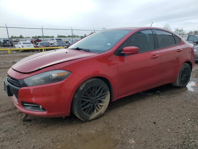 DODGE DART SXT 2016 red  gas 1C3CDFBB7GD680280 photo #1