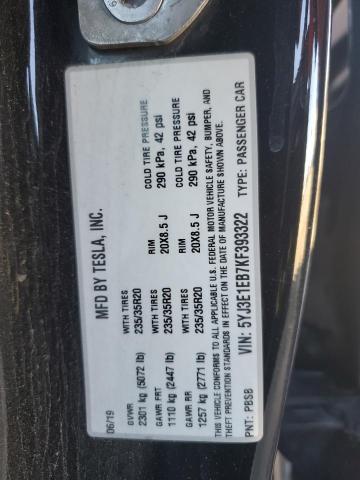 2019 TESLA MODEL 3 - 5YJ3E1EB7KF393322