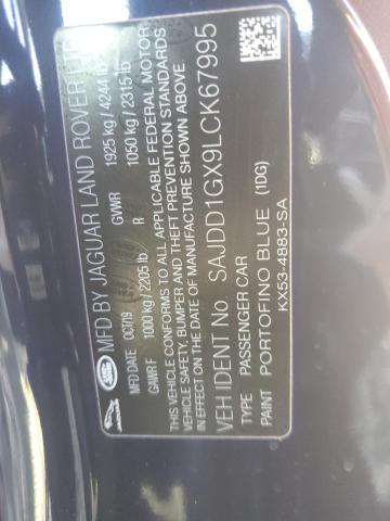 2020 JAGUAR F-TYPE SAJDD1GX9LCK67995