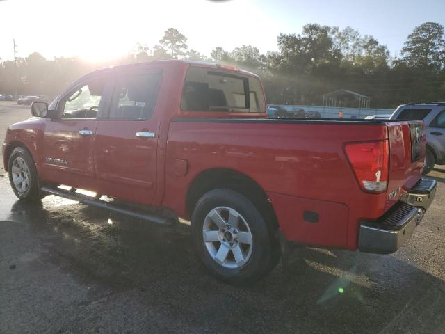 NISSAN TITAN XE 2005 red  gas 1N6AA07A65N514409 photo #3