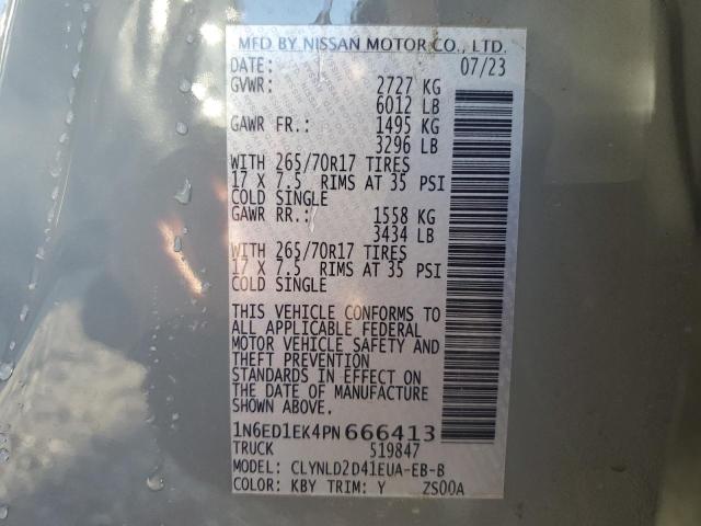 2023 NISSAN FRONTIER S - 1N6ED1EK4PN666413