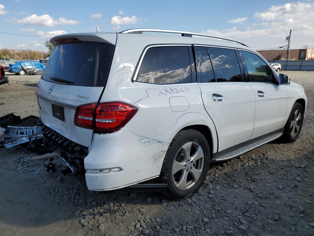 Lot #3024922354 2017 MERCEDES-BENZ GLS 450 4M