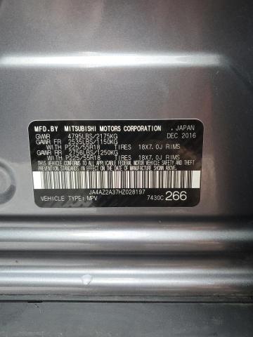 2017 MITSUBISHI OUTLANDER - JA4AZ2A37HZ028197