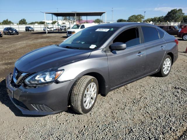 NISSAN SENTRA S 2019 gray  gas 3N1AB7APXKL606482 photo #1