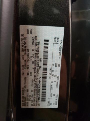 2018 FORD ESCAPE SE - 1FMCU9GDXJUC08472