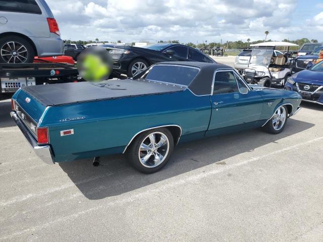 CHEVROLET EL CAMINO 1969 teal   136809Z317273 photo #4