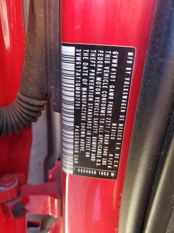 2016 VOLKSWAGEN BEETLE S/S - 3VW517AT1GM807751