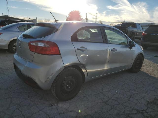 KIA RIO LX 2014 silver hatchbac gas KNADM5A37E6353106 photo #4