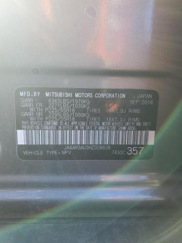 2017 MITSUBISHI OUTLANDER - JA4AR3AU3HZ008608