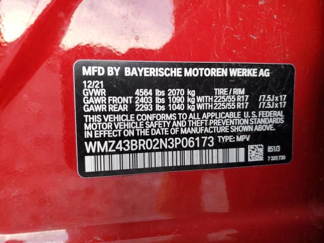 2022 MINI COOPER COU - WMZ43BR02N3P06173