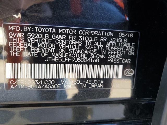 2018 LEXUS LS 500 JTHB5LFF9J5004168