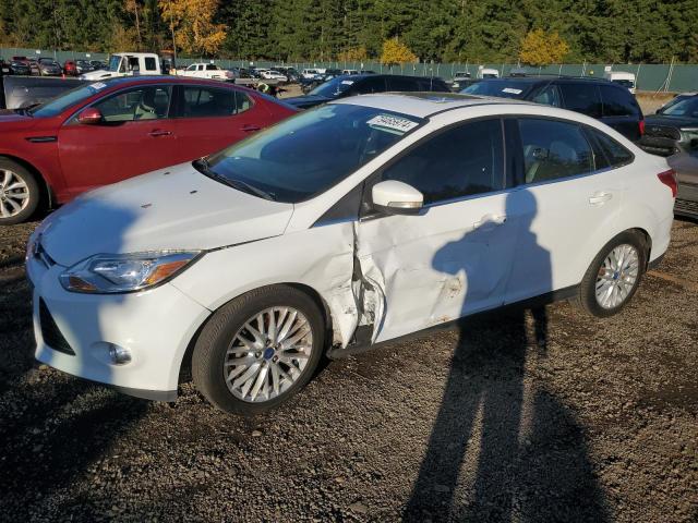 FORD FOCUS SEL 2012 white  gas 1FAHP3H21CL179986 photo #1