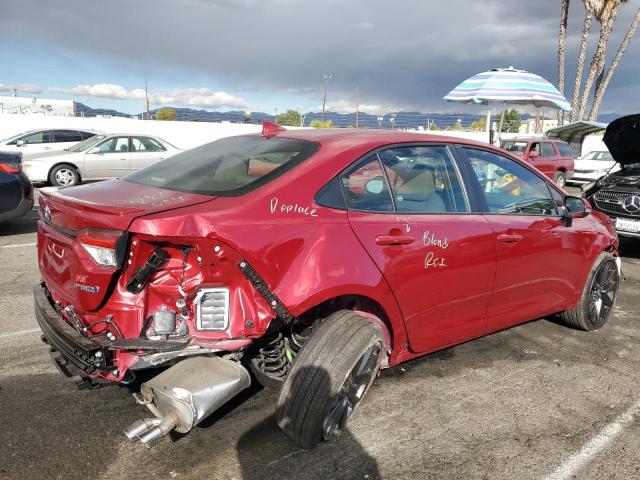 TOYOTA COROLLA LE 2024 burgundy  hybrid engine JTDBCMFE8RJ032860 photo #4