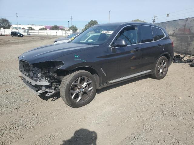 BMW X3 SDRIVE3 2021 black  gas 5UXTY3C0XM9G33014 photo #1