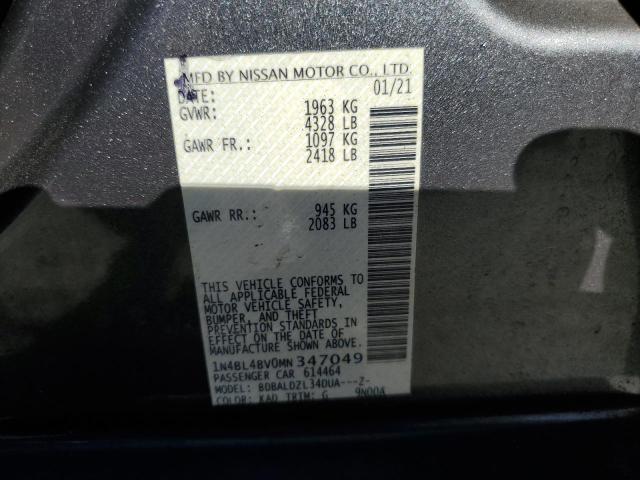 2021 NISSAN ALTIMA S - 1N4BL4BV0MN347049