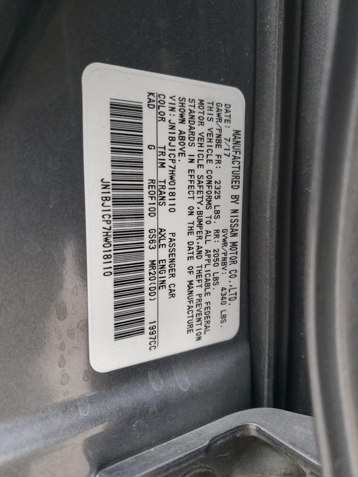 Lot #3027040767 2017 NISSAN ROGUE SPOR