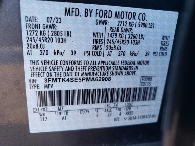2023 FORD MUSTANG MA - 3FMTK4SE5PMA62908