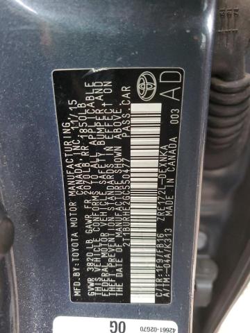 2016 TOYOTA COROLLA L - 2T1BURHE2GC550477