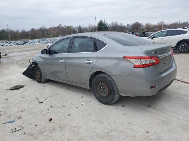 NISSAN SENTRA S 2014 gray  gas 3N1AB7AP6EL684357 photo #3